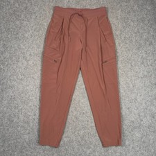 Athleta Hearth Rose Brown Venture Cropped Ankle Jogger Pants Women's Size 4