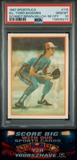 1987 Sportflics Baseball # 115 NL 3rd Basemen Mike Schmidt PSA 10 RARE LOW POP