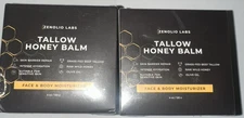 Lot of 2 Zenolio Labs Tallow Honey Balm - 4 oz ea