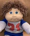 Cabbage Patch Kids Doll Fuzzy Brown Boy HTF HM3 First 1978 1982 Black Signature