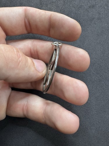 6,9 g Vintage Sterling Silber 925 Pentagramm Anhänger Schmuck Konvolut W - Bild 3 von 7