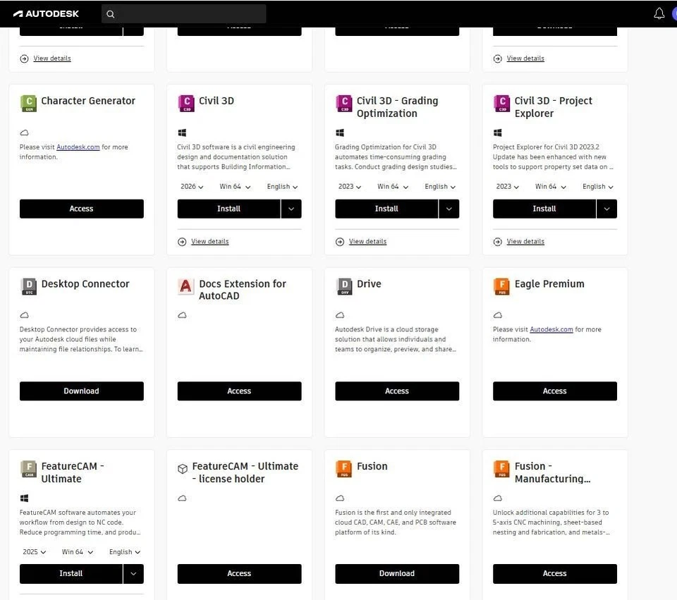 Autodesk 2026/2025/2024/2023 (Alle Apps) , EDU Version , 1/2/3 Jahre - Bild 4 von 4