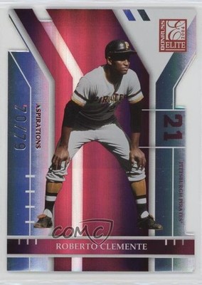 2004 Donruss Elite Aspirations Die-Cut 70/79 Roberto Clemente #195 HOF g2u
