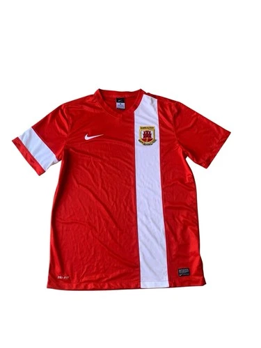 Nike Gibraltar Football Shirt Mens Large Red Home 2012/13