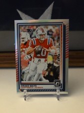 Drake Maye 2025 Panini Donruss Optic Holo Prizm - Patriots - Super Bowl!!