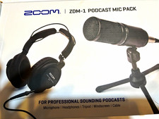 Zoom ZDM-1PMP ZDM-1 Podcast Mic Pack Dynamic XLR Supercardioid 135dB