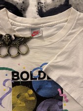 Nike Bolder Boulder 1992 10K Road Race Graphic Tee White Size XL