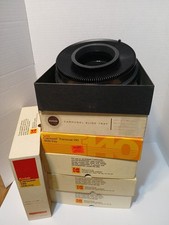 Kodak Carousel Transvue 140 Projector Slide Trays With Original Boxes 6 total.