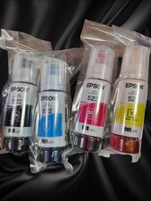 Genuine Epson 522 Ink Bottles 4 Pack for ET-2720 ET-2800 ET-2803 ET-4700