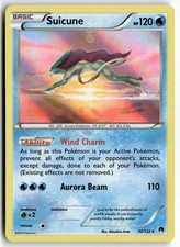 Suicune 30/122 Holo Rare BREAKpoint Pokemon Holo Lightly Played