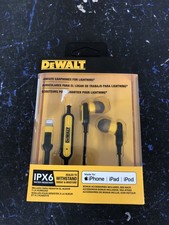 Dewalt 190 3017 DW2 Jobsite Earphones for Lightning