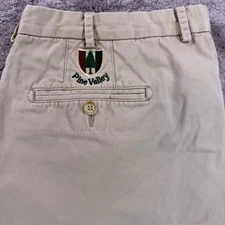 Peter Millar Pine Valley Club Performance Golf Shorts Size 36 Khaki