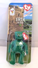 Ty Beanie Baby "Erin" The Irish Bear 1999 Retired Plush Toy McDonald  s