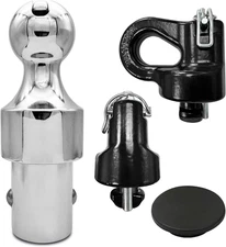 60692 Puck System Gooseneck Hitch Ball Kit, 2-5/16 Inch Gooseneck Ball, 30000 Lb