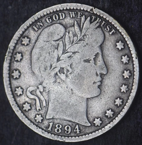 1894-P Barber Silver Quarter Dollar 25C - COINGIANTS -