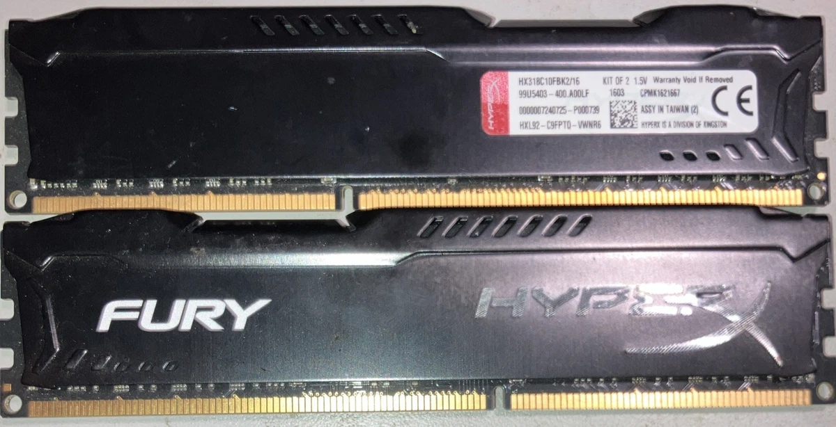 HyperX DDR3 SDRAM 8 GB Capacity per Module Memory (RAM) for sale
