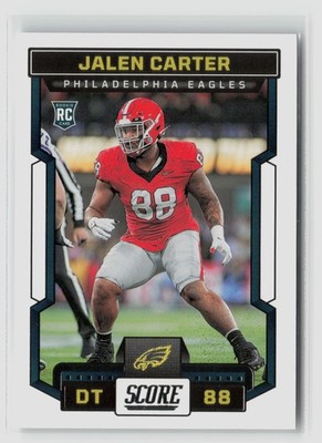 Jalen Carter #369 2023 Panini Score Rookie RC Eagles