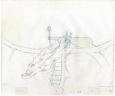 LORD OF THE RINGS: ORIGINAL RALPH BAKSHI PRODUCTION DRAWINGS + Free Autograph