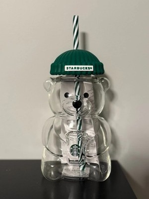 2026 New Glass Starbucks Bearista Bear Cold Cup Holiday Limited Edition For Gift