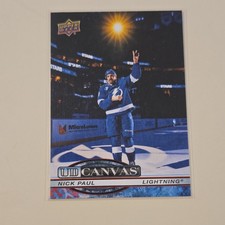Upper Deck Series 2 UD Canvas Nick Paul C-189 Lightning 2025-26