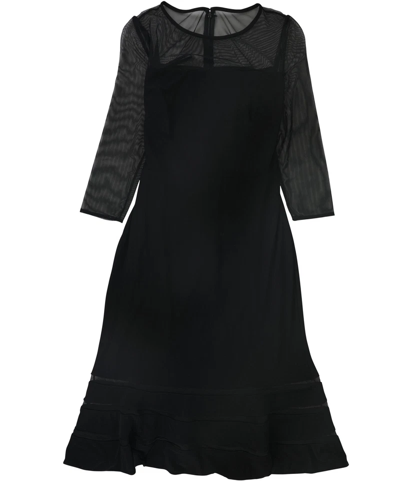 Ralph Lauren Womens Dale Jersey Dress, black, 10