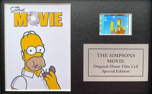 Hand crafted display featuring original film cell for THE SIMPSONS MOVIE fans - 第 6/12 張圖片