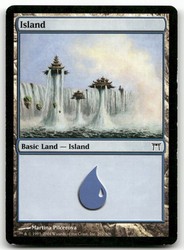 Island #292 Champions of Kamigawa MTG Basic Land