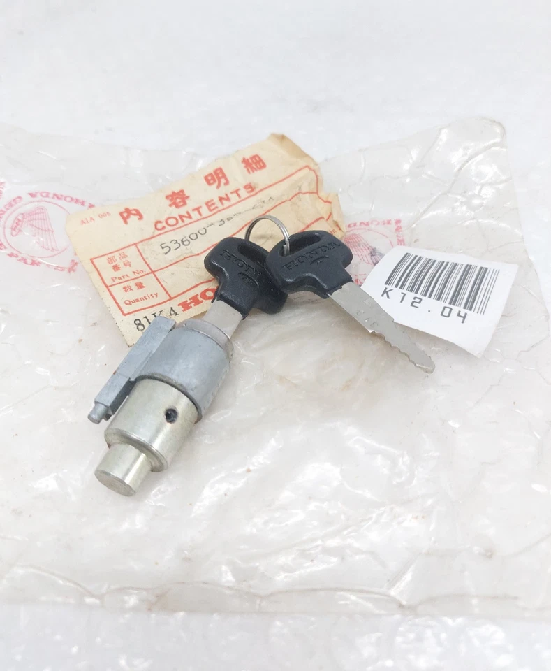 GENUINO HONDA CB400 CB450 CM400 CJ360 XL100 XL125 XL175 XL350 BLOQUEO DE DIRECCIÓN NOS Foto 3 de 4