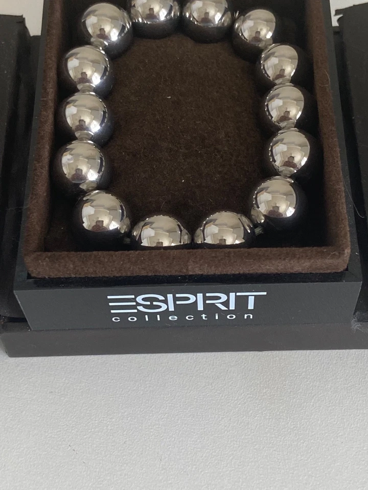 Браслет женский Esprit нержавеющая сталь серебро смелые сферы шары эластичный - Изображение 2 из 4