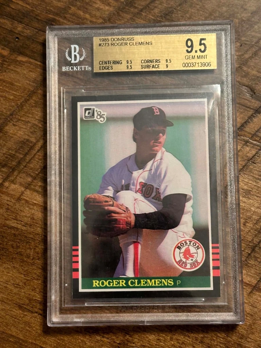 Roger Clemens Baseball Boston Red Sox Sports Rookie Trading Cards