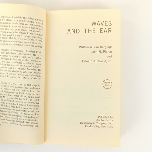 Vintage Waves And The Ear Willem Van Bergeijk John Pierce Edward David Jr 1960 - Foto 6 di 8