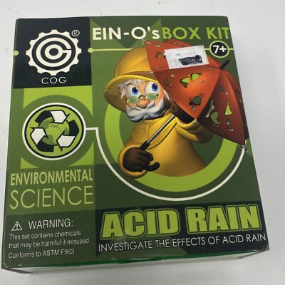 Ein-O Science BOX KIT (Ages 7+) INVESTIGATE EFFECTS OF ACID RAIN SCIENCE KIT