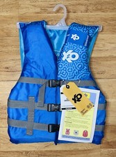 X2O Life Jacket Beach Fishing Gear Boat Safety - UNIVERSAL ADULT-Blue