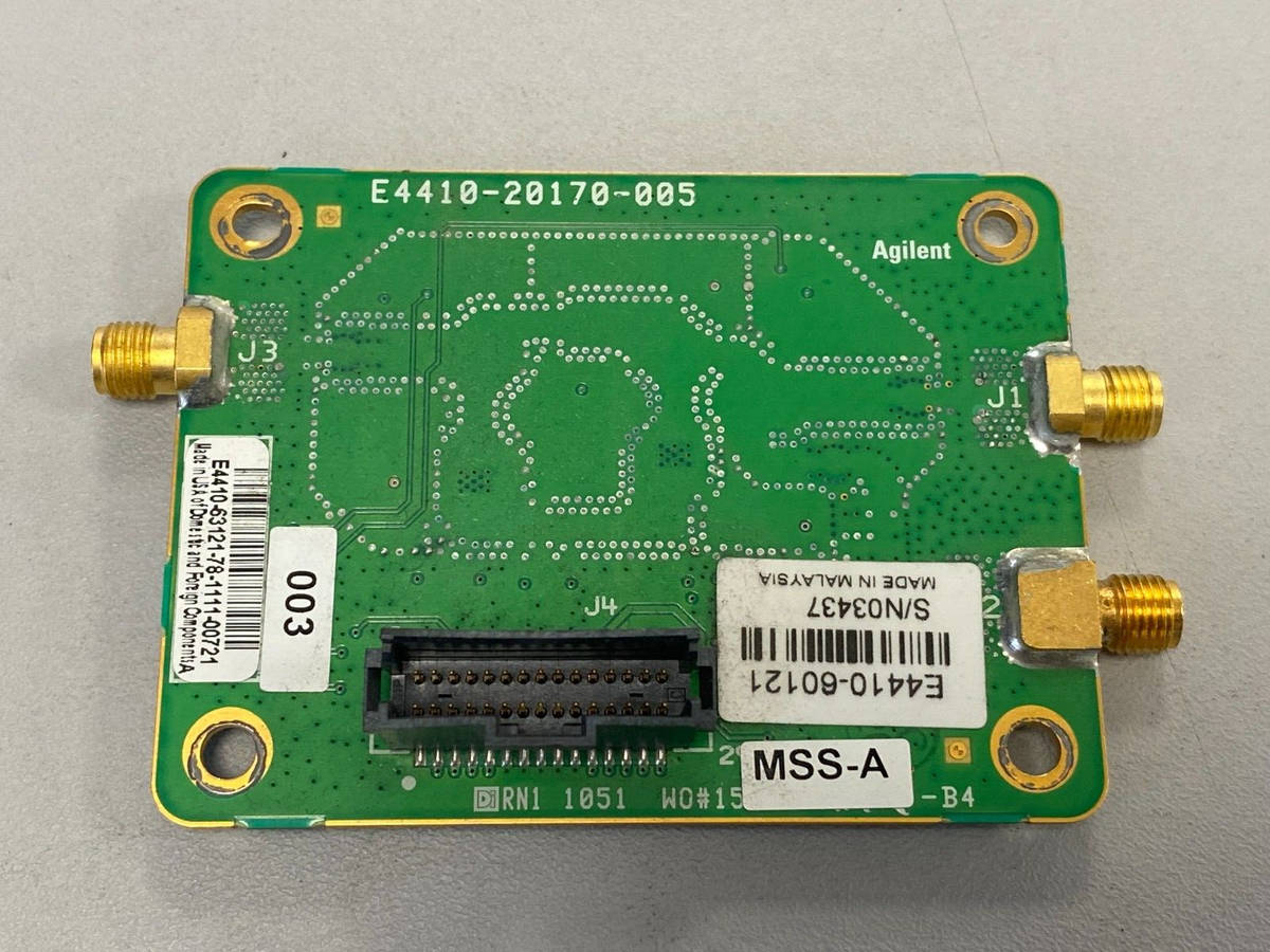 Agilent E4410-60121 60170 LOW BAND SWITCH ASSY FOR MXA EXA | eBay