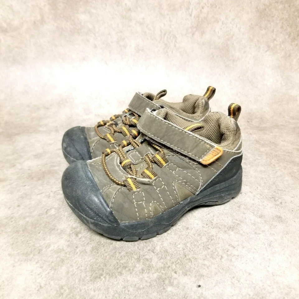 Tenis informales Jumping Beans para niños pequeños talla 7 marrón Foto 3 de 4