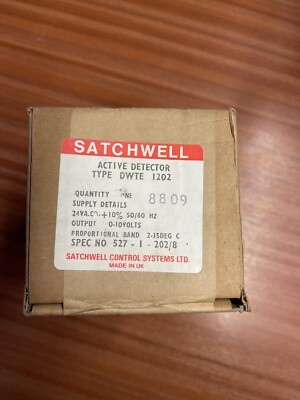SATCHWELL AKTIVER DETEKTOR TYP DWTE 1202 SPEC 527-1-202