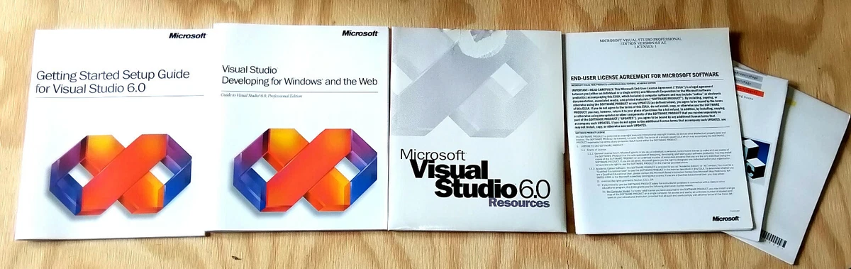 Microsoft Visual Studio Professional 6.0 - Visual Basic, FoxPro, InterDev, J++!