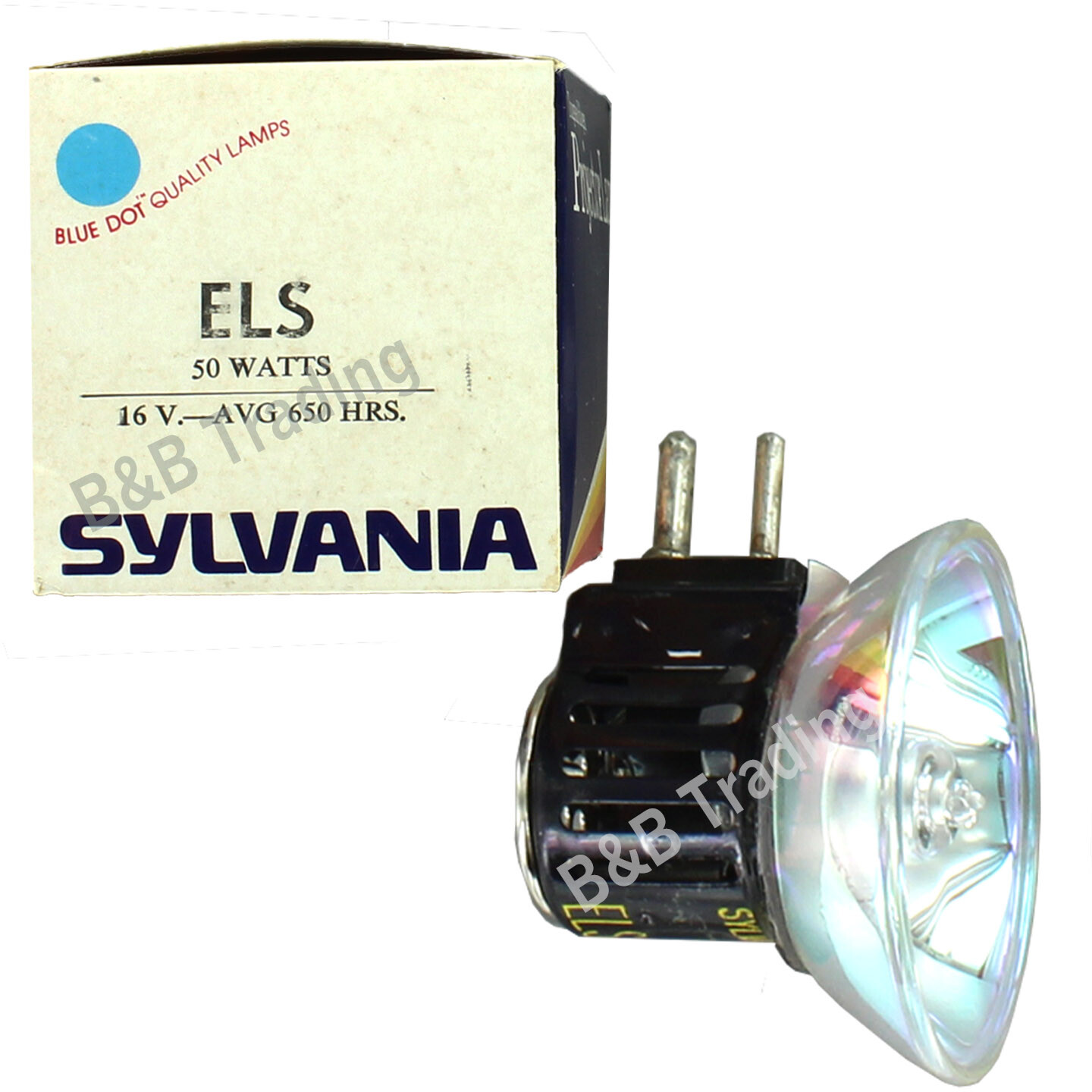 Sylvania ELS 50 Watt 16 Volt Projection Lamp