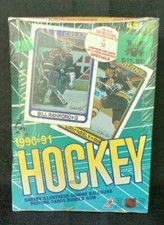 1990 OPC O PEE CHEE Hockey card unopened wax box of 36 packs French Canadian 