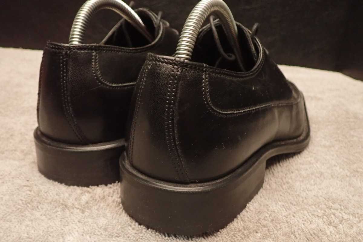 Alfani Freeway Black Leather Bike Toe Men\'s Shoes Size 11.5 alf-mens-42101-blk-12w-oxfords.png main image 2