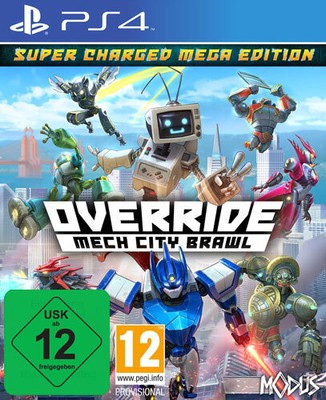 Override: Mech City Brawl Playstation 4 PS4 PS-4 S.C. Super Charged Mega Edition