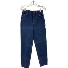 Vintage 70s Wrangler Zippered Ankle Jeans Women 28" Blue Denim Western Rare