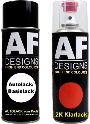 Für Mazda 41M White Platinum Perl Spraydose 2K Klarlack Sprühdose 400ml