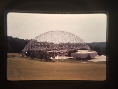 XBR19 35mm Slide Photo Vintage CLEAR DOMES WIRE STRUCTURE AAAAA