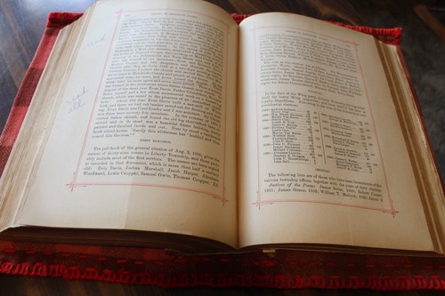 1885 Hardcover "Geschichte von Indiana Hendricks County Indiana" - Bild 6 von 12