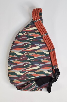 KAVU Original Rope Sling Bag Camo Crossbody Backpack Camping Hunting Fishing