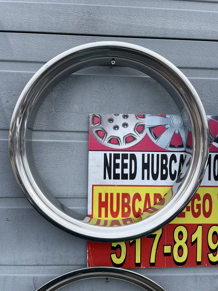 1960-89 Chevrolet Pickup Blazer Rally Wheel Center Caps And Trim RingsSet  15” 4 - Image 2 of 4