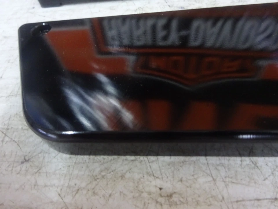Harley Davidson BAGGER  Rpl CUSTOM BLACK BILLET ALUMINUM Saddlebag HINGE COVER - Image 4 of 4