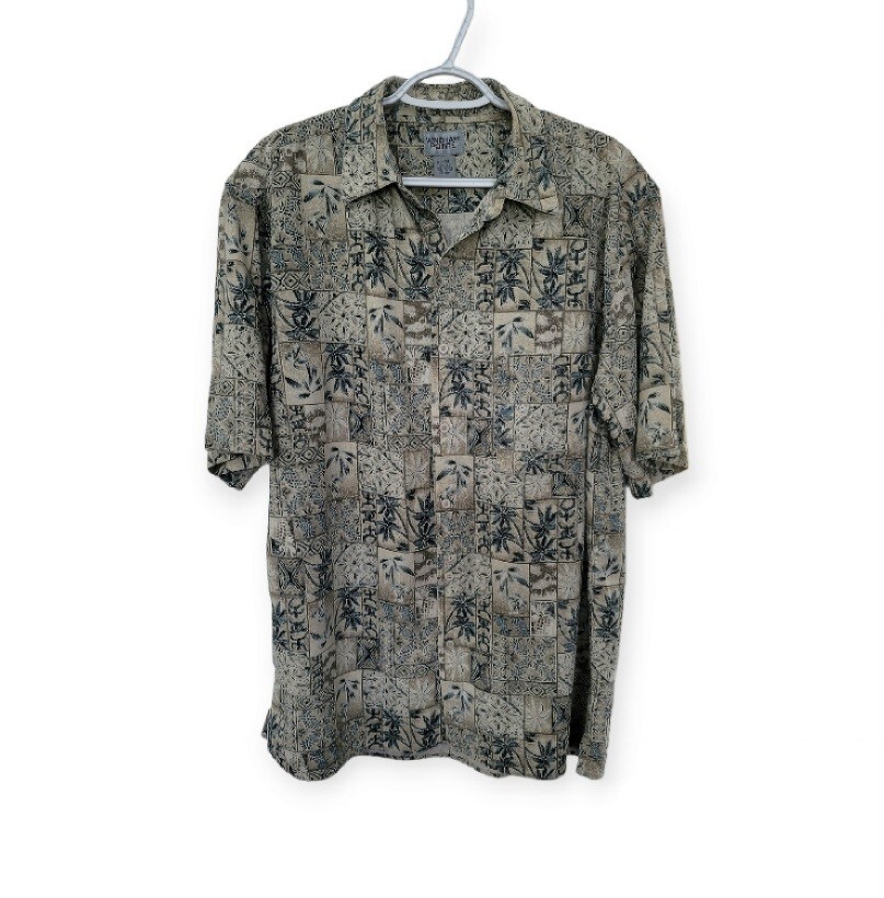 WINDHAM POINTE Men's BUTTON DOWN Short Sleeve TRO… - image 1