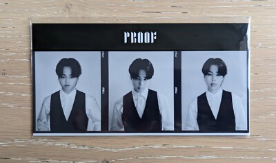 [Weverse] Official BTS PROOF Preorder 3 cut photo film strip JIMIN